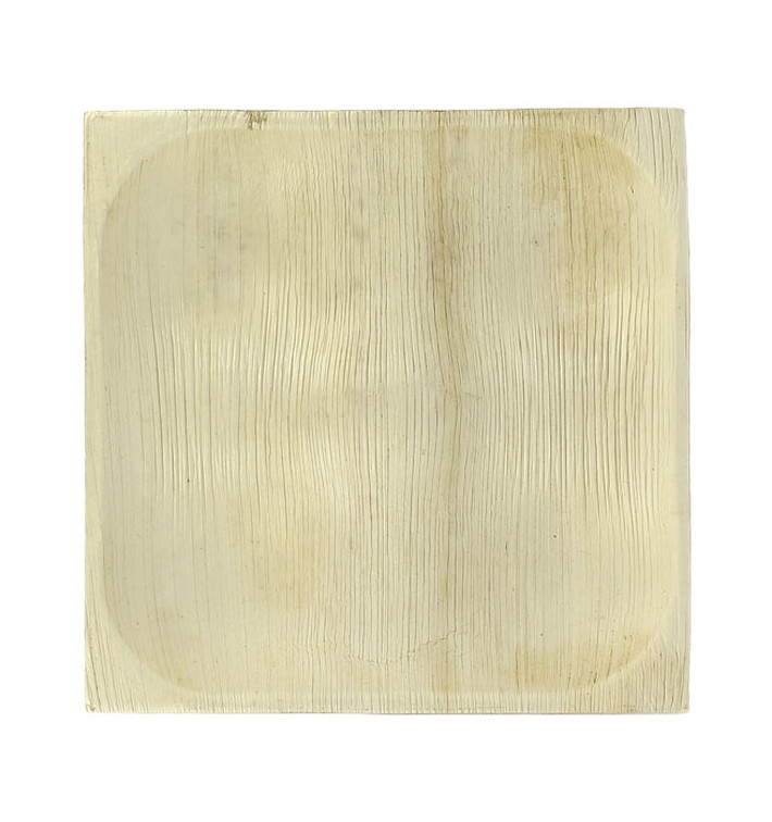 Prato quadrado de folha de palmeira 4C 20,5X20,5cm (10 Unidades) Prato quadrado de folha de palmeira 4C 20,5X20,5cm (10 Unidades)