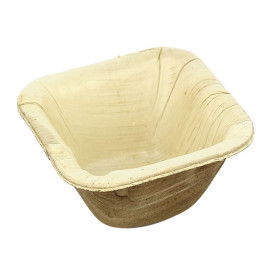 Tigela de folha de palmeira 6,3x6,3cm (50 Unidades)
