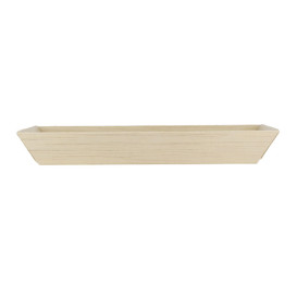 Bandeja de Madeira 21,5x8,5x2,8cm 350ml (100 Uds)