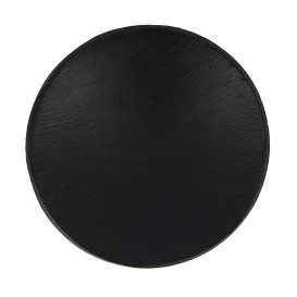 Prato Degustação de Bambu Preto Ø6cm (24 Uds)