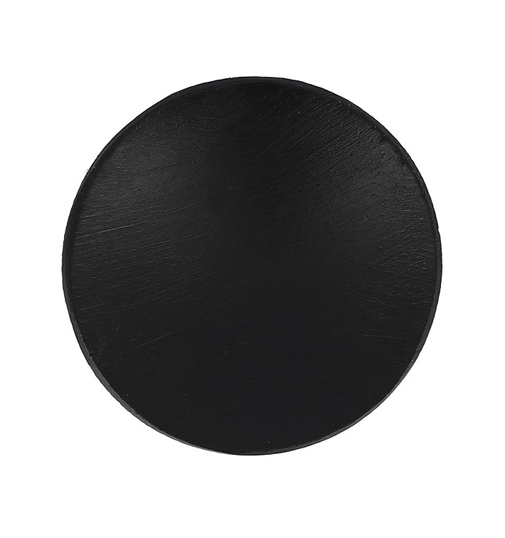 Prato Degustação de Bambu Preto Ø6cm (24 Uds) Prato Degustação de Bambu Preto Ø6cm (24 Uds)