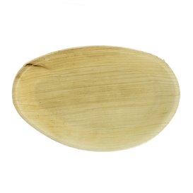 Prato Oval de folha de palmeira 19x12cm (100 Unidades)