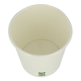 Copo de Cartão Plastic Free 4 Oz/120ml Branco Ø6,2cm (100 Uds)