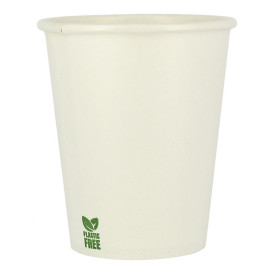 Copo de Cartão Plastic Free 7 Oz/210ml Branco Ø7cm (50 Uds)