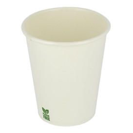 Copo de Cartão Plastic Free 7 Oz/210ml Branco Ø7cm (50 Uds)