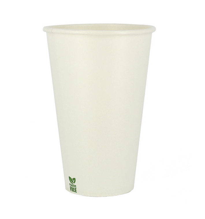Copo de Cartão Plastic Free 12 Oz/360ml Branco Ø8cm (1.000 Uds) Copo de Cartão Plastic Free 12 Oz/360ml Branco Ø8cm (1.000 Uds)