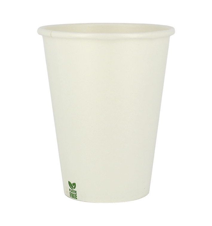 Copo de Cartão Plastic Free 14 Oz/420ml Branco Ø9cm (50 Uds) Copo de Cartão Plastic Free 14 Oz/420ml Branco Ø9cm (50 Uds)