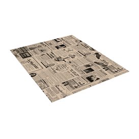 Papel Anti-Gordura Kraft Times 28x34cm (1000 Unidades)