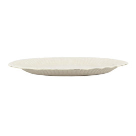 Prato de Papel Branco Biodegradaveis Ø18 cm (100 Uds)