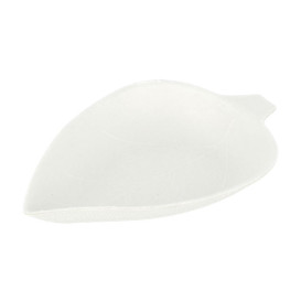 Mini Prato Cana de Açúcar Folha Branco 9x6cm (600 Uds)