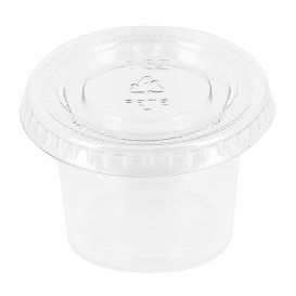 Tampa para o Sauce Jarro PET Trans. 30ml (100 Uds)
