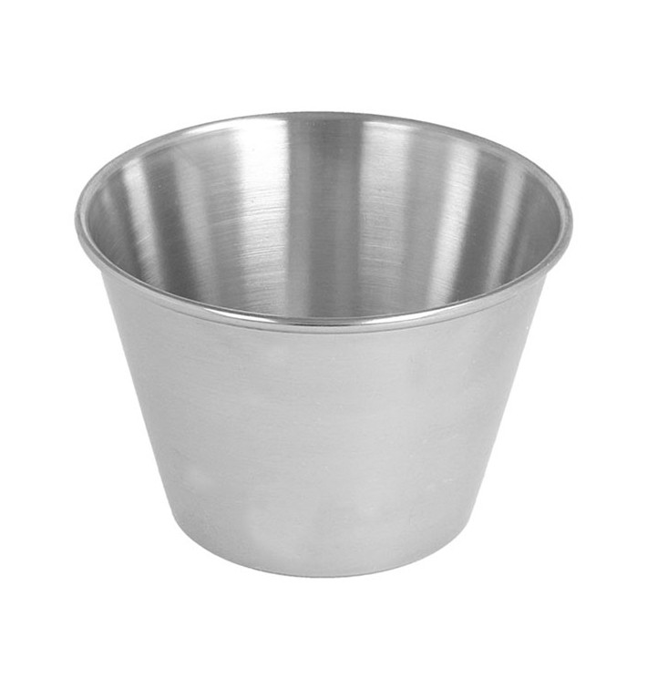 Copo Inox para Molhos 120ml (12 Uds) Copo Inox para Molhos 120ml (12 Uds)