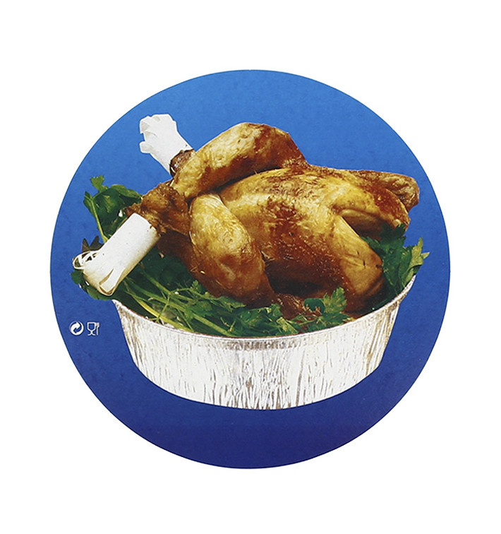 Tampa Embalagem Aluminio Redondo 935 e 1400ml (500 Uds) Tampa Embalagem Aluminio Redondo 935 e 1400ml (500 Uds)