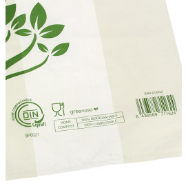 Saco com Alça Home Compost “Be Eco!” 50x60cm (500 Uds)