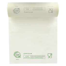 Rolo de Sacos sem alças Home Compost “Classic” 25x37cm (500 Uds)