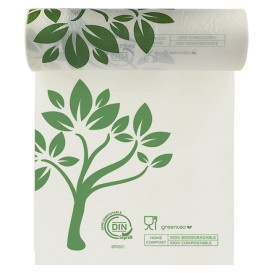 Rolo de Sacos sem alças Home Compost “Be Eco!” 30x40cm (500 Uds)