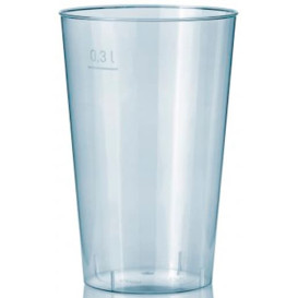 Copo Plastico Cristal Transparente PS 300ml (25 Uds)