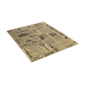 Papel Anti-Gordura Kraft Times 31x31cm (1000 Unidades)