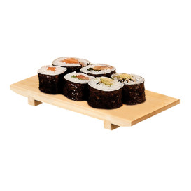 Bandeja de Bambu 27,5x18x2,5cm. (1 Uds)