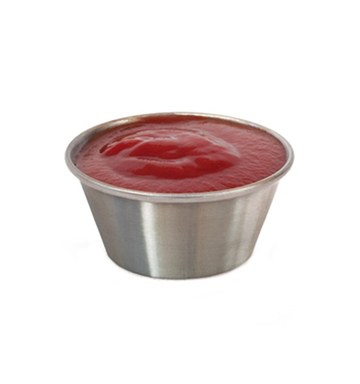 Copo Inox para Molhos 60ml (12 Uds) Copo Inox para Molhos 60ml (12 Uds)