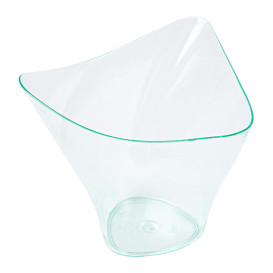 Tigela Degustação Triâgulo "Water Green" 100ml (24 Unidades)