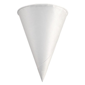 Cone de papel para água 120ml (250 Un)