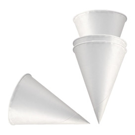Cone de Papel para Agua Branco (5.000 Uds)