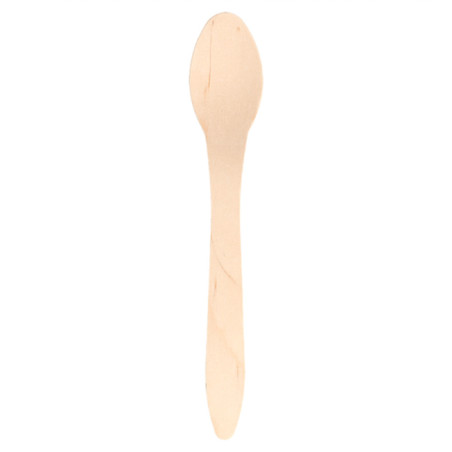 Colher de Madeira 18,7cm (100 Uds)