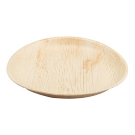 Prato de folha de palmeira 25,0 cm (25 Unidades)