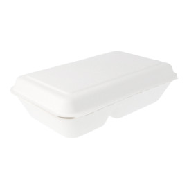 Embalagen Cana-de-açúcar Branco 2C 225x165x64mm (50 Uds)