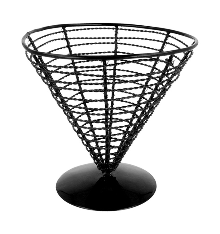 Cesta Apresentaçao de Aço Ø180x175mm (6 Uds) Cesta Apresentaçao de Aço Ø180x175mm (6 Uds)