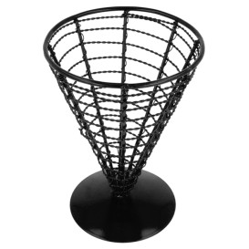 Cesta Apresentaçao de Aço Ø128x180mm (6 Uds)