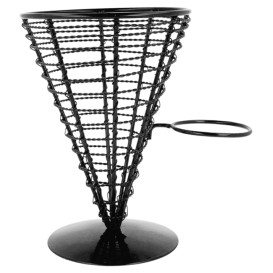 Cesta Apresentaçao de Aço 1 Recipiente Ø128x180mm (1 Ud)