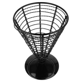 Cesta Apresentaçao de Aço 1 Recipiente Ø128x180mm (1 Ud)