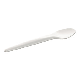 Mini Colher em Papel Branco 13cm (1.000 Uds)