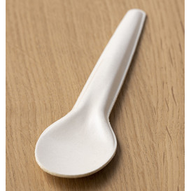 Mini Colher em Papel Branco 13cm (1.000 Uds)