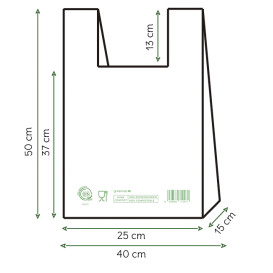Saco com Alça Home Compost “Classic” 40x50cm (100 Uds)