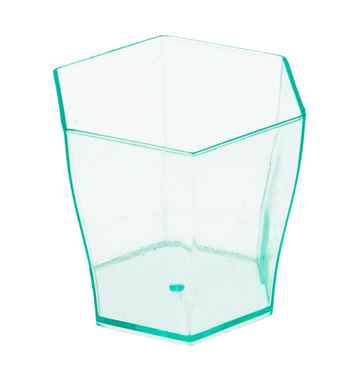 Copo Hexagonal Degustação "Water Green" 60ml (864 Unidades) Copo Hexagonal Degustação "Water Green" 60ml (864 Unidades)