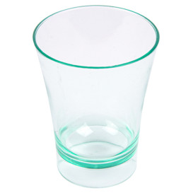 Copo Degustaçâo Verde Transparente 5x6,5cm (12 Unidades)