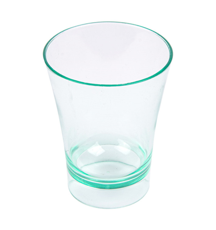 Copo Degustaçâo Verde Transparente 5x6,5cm (12 Unidades) Copo Degustaçâo Verde Transparente 5x6,5cm (12 Unidades)