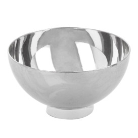 Tigela Degustação de Plástico Prata 6,7x3,5cm 72ml (50 Unidades)