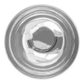 Tigela Degustação de Plástico Prata 6,7x3,5cm 72ml (50 Unidades)