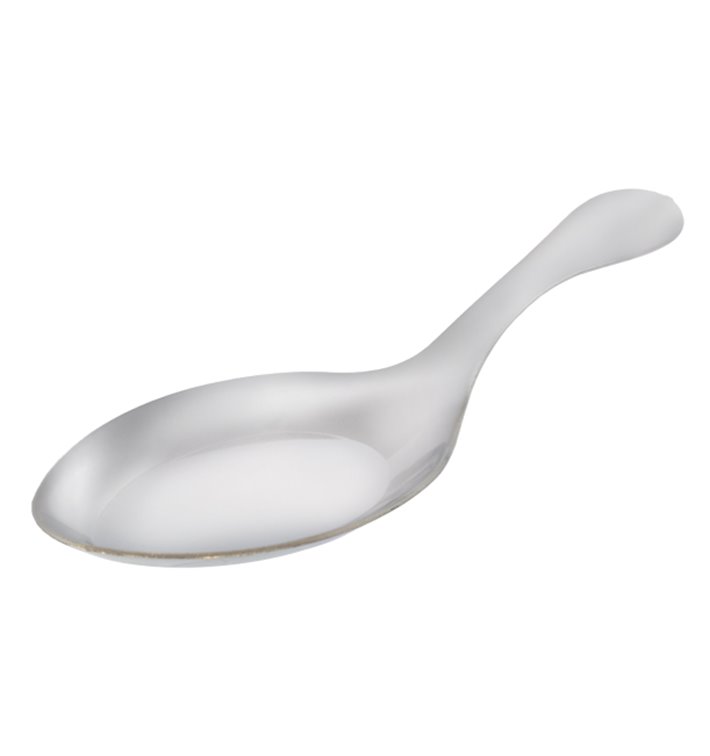 Colher Plastico Molhos Prata 10 cm (500 Unidades) Colher Plastico Molhos Prata 10 cm (500 Unidades)