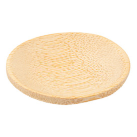 Prato Degustação de Bambu 6cm (24 Uds)