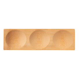 Bandeja de Bambu 18x5,5x1cm (12 Uds)
