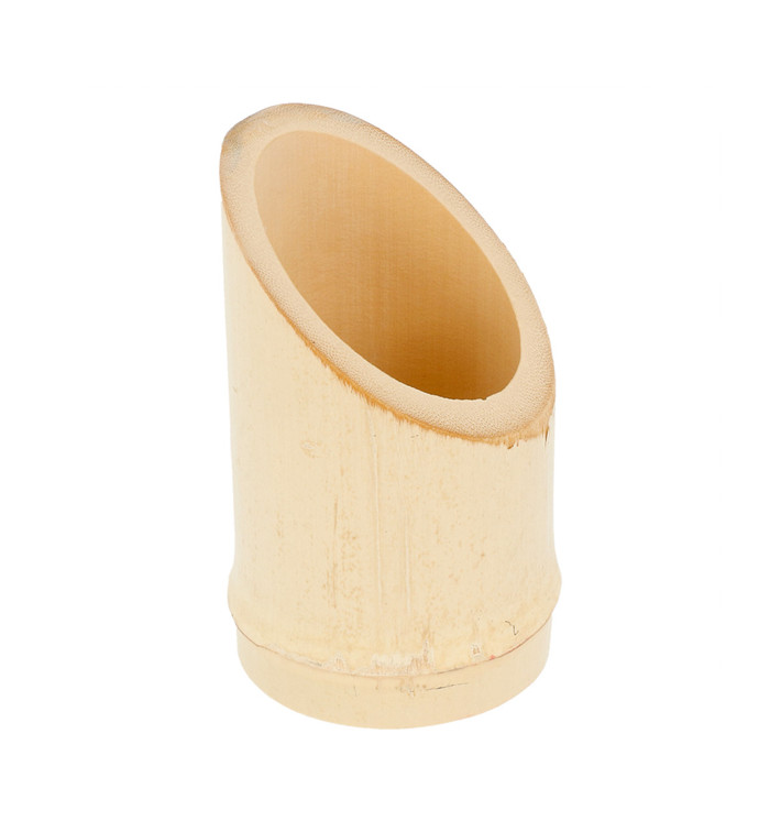 Copo de Bambu Degustaçâo Truncado 5x9cm (10 Uds) Copo de Bambu Degustaçâo Truncado 5x9cm (10 Uds)