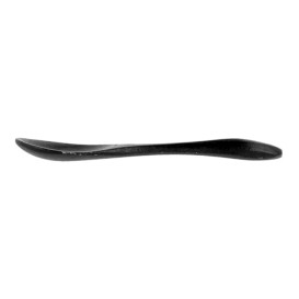  Colher Bambu Preto 9cm (50Uds)