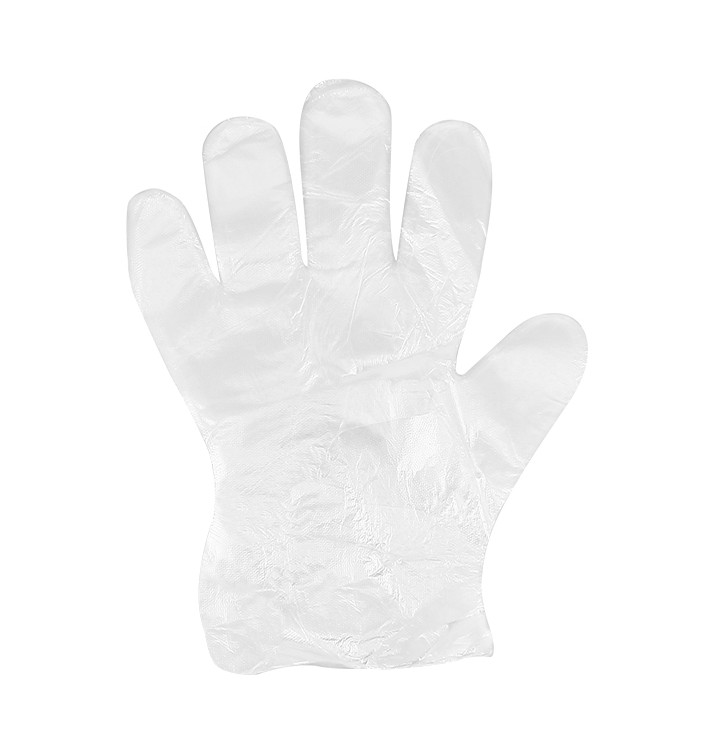Luvas de Polietileno Gravado Transparente (100 Uds) Luvas de Polietileno Gravado Transparente (100 Uds)
