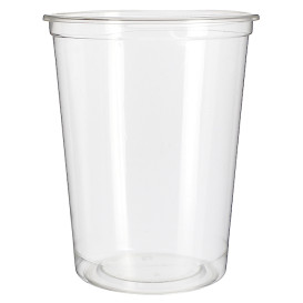 Embalagem Compostáveis PLA Transparente 960ml (50 Uds)
