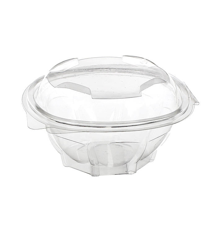 Tigela Redondo Tampa Bisagra PLA 500ml (300 Uds) Tigela Redondo Tampa Bisagra PLA 500ml (300 Uds)
